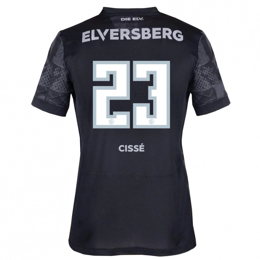 Danxen Herren Salif Cissé #23 Schwarz Grau Auswärtstrikot Trikot 2025/26 T-Shirt Schweiz