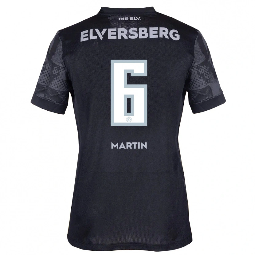 Danxen Herren Lara Martin #6 Schwarz Grau Auswärtstrikot Trikot 2025/26 T-Shirt Schweiz