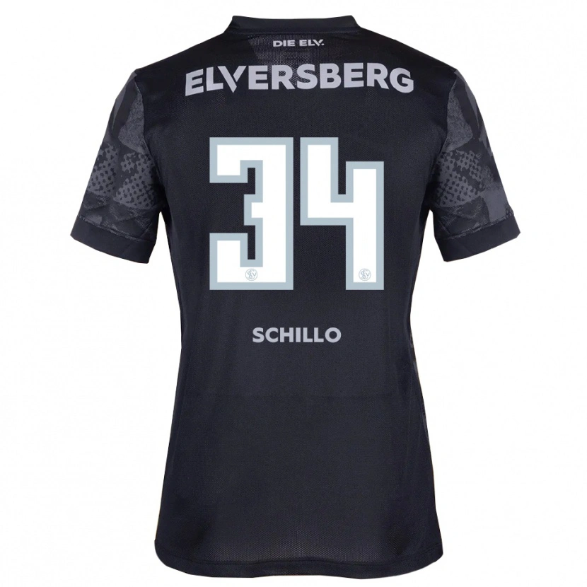 Danxen Herren Hannah Schillo #34 Schwarz Grau Auswärtstrikot Trikot 2025/26 T-Shirt Schweiz
