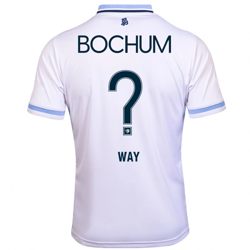 Danxen Herren Cecilia Way #0 Weiß Himmelblau Auswärtstrikot Trikot 2025/26 T-Shirt Schweiz