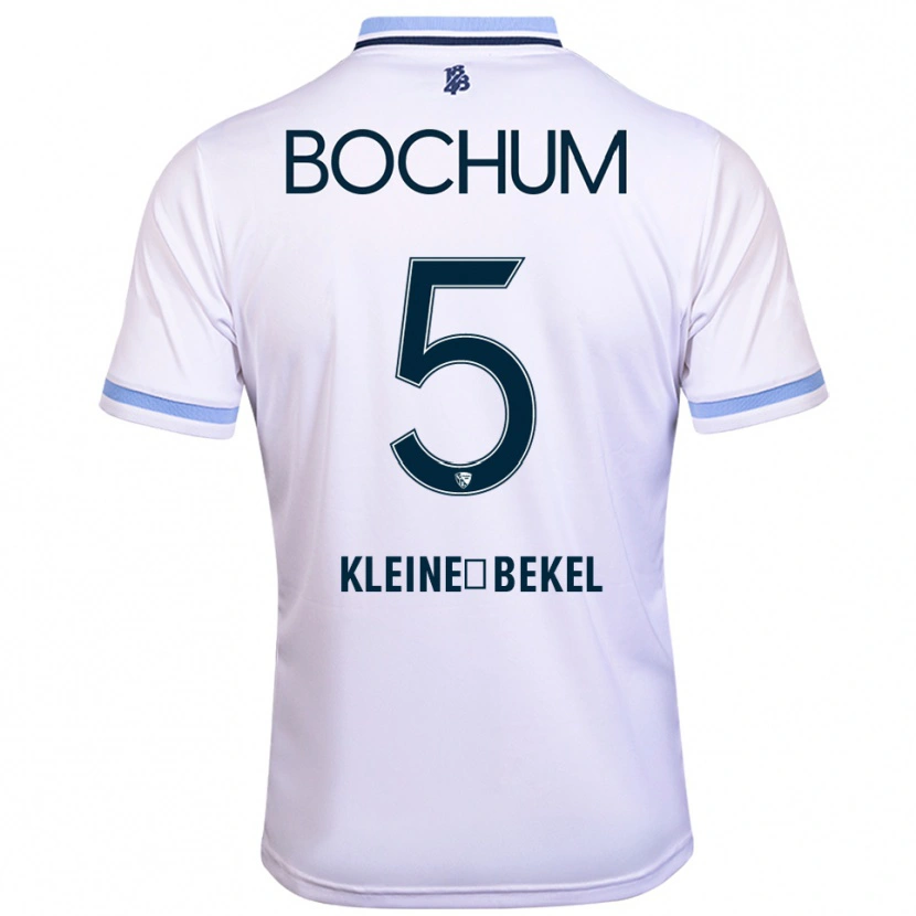 Danxen Herren Colin Kleine-Bekel #5 Weiß Himmelblau Auswärtstrikot Trikot 2025/26 T-Shirt Schweiz