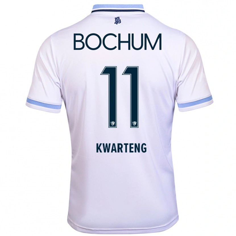 Danxen Herren Moritz-Broni Kwarteng #11 Weiß Himmelblau Auswärtstrikot Trikot 2025/26 T-Shirt Schweiz