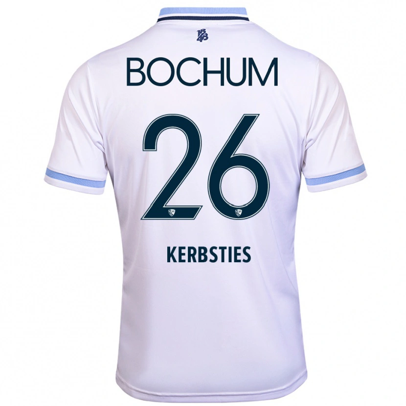 Danxen Herren Keanu Kerbsties #26 Weiß Himmelblau Auswärtstrikot Trikot 2025/26 T-Shirt Schweiz