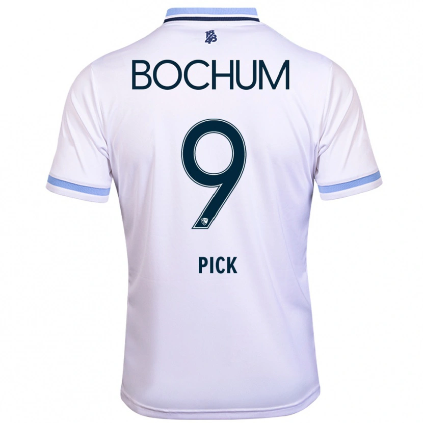 Danxen Herren Luis Pick #9 Weiß Himmelblau Auswärtstrikot Trikot 2025/26 T-Shirt Schweiz