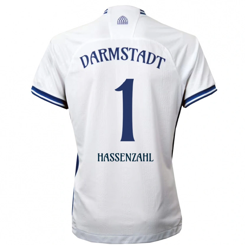 Danxen Herren Leon Hassenzahl #1 Weiß Blau Auswärtstrikot Trikot 2025/26 T-Shirt Schweiz