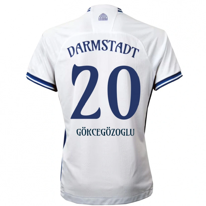Danxen Herren Musa Gökcegözoglu #20 Weiß Blau Auswärtstrikot Trikot 2025/26 T-Shirt Schweiz