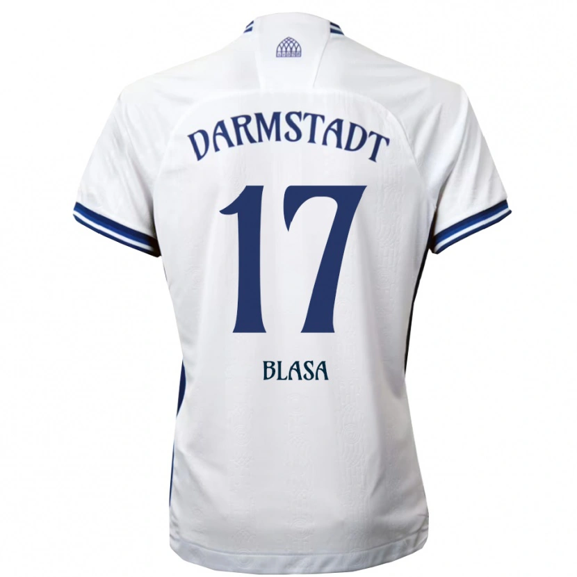 Danxen Herren Keanu Blasa #17 Weiß Blau Auswärtstrikot Trikot 2025/26 T-Shirt Schweiz