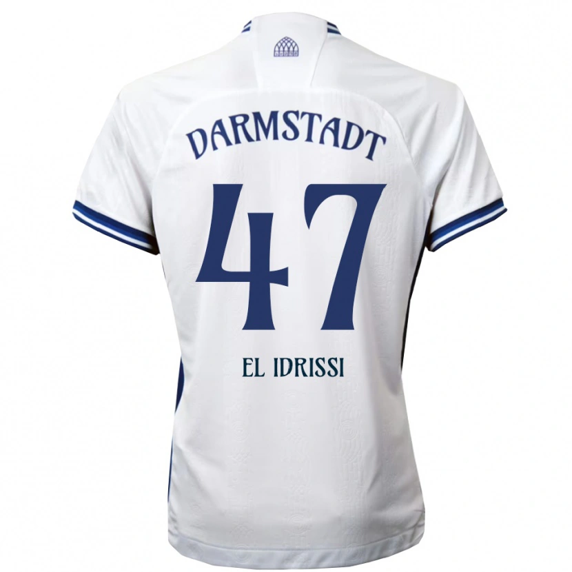 Danxen Herren Othmane El Idrissi #47 Weiß Blau Auswärtstrikot Trikot 2025/26 T-Shirt Schweiz