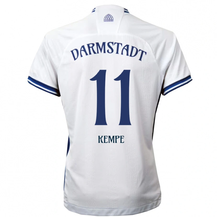 Danxen Herren Tobias Kempe #11 Weiß Blau Auswärtstrikot Trikot 2025/26 T-Shirt Schweiz