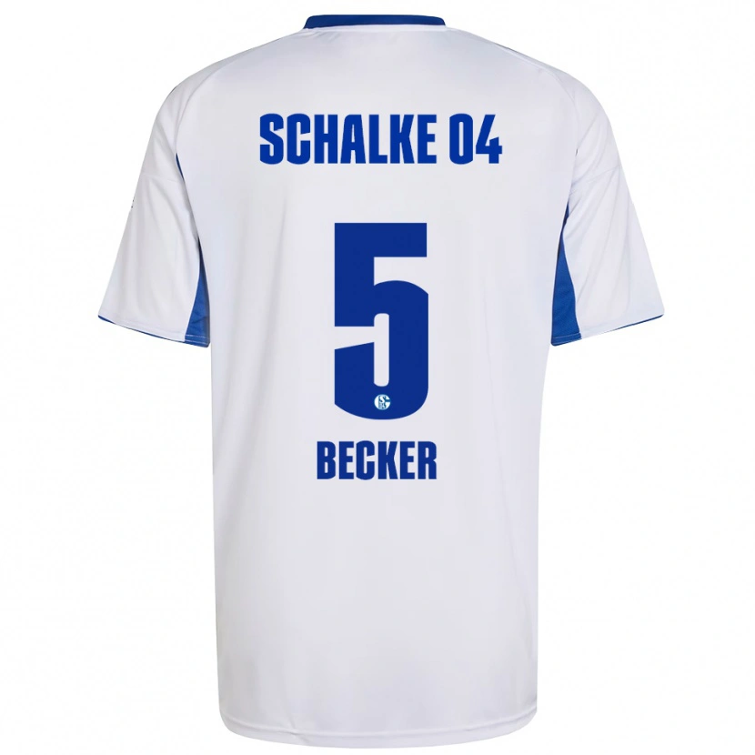 Danxen Herren Timo Becker #5 Weiß Blau Auswärtstrikot Trikot 2025/26 T-Shirt Schweiz