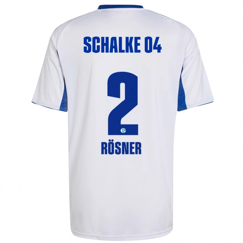 Danxen Herren Magnus Rösner #2 Weiß Blau Auswärtstrikot Trikot 2025/26 T-Shirt Schweiz