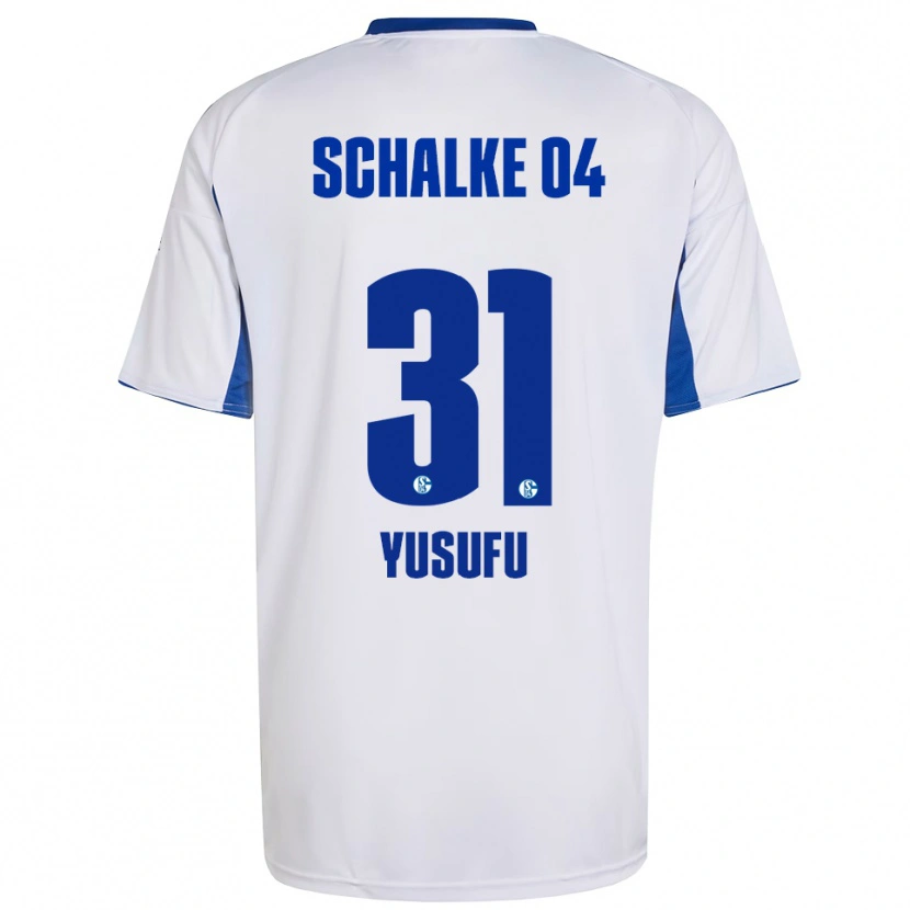 Danxen Herren Faaris Yusufu #31 Weiß Blau Auswärtstrikot Trikot 2025/26 T-Shirt Schweiz