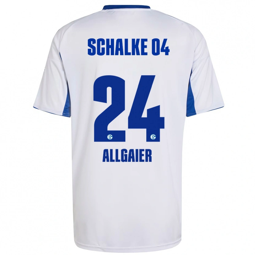 Danxen Herren Felix Allgaier #24 Weiß Blau Auswärtstrikot Trikot 2025/26 T-Shirt Schweiz