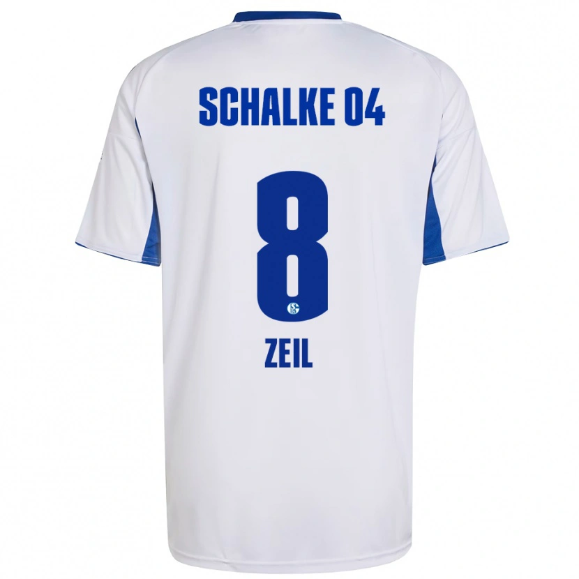 Danxen Herren Emil Zeil #8 Weiß Blau Auswärtstrikot Trikot 2025/26 T-Shirt Schweiz