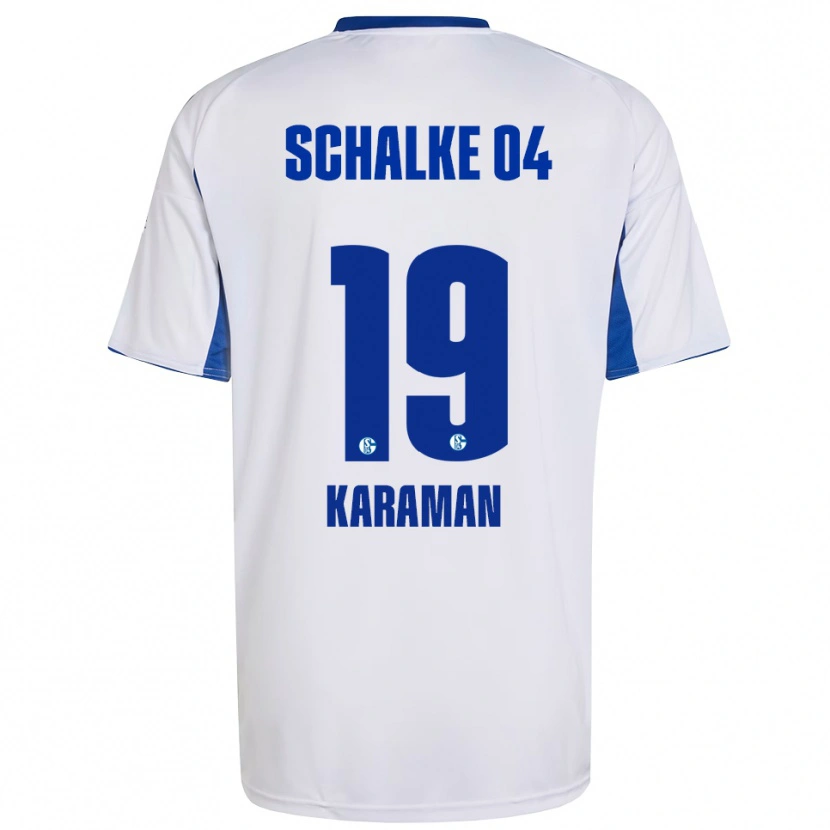 Danxen Herren Kenan Karaman #19 Weiß Blau Auswärtstrikot Trikot 2025/26 T-Shirt Schweiz
