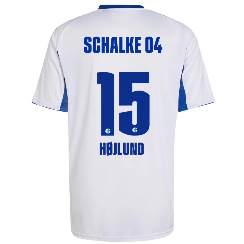 Danxen Herren Emil Højlund #15 Weiß Blau Auswärtstrikot Trikot 2025/26 T-Shirt Schweiz