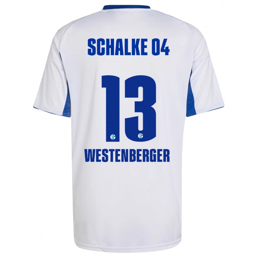 Danxen Herren Noel Westenberger #13 Weiß Blau Auswärtstrikot Trikot 2025/26 T-Shirt Schweiz