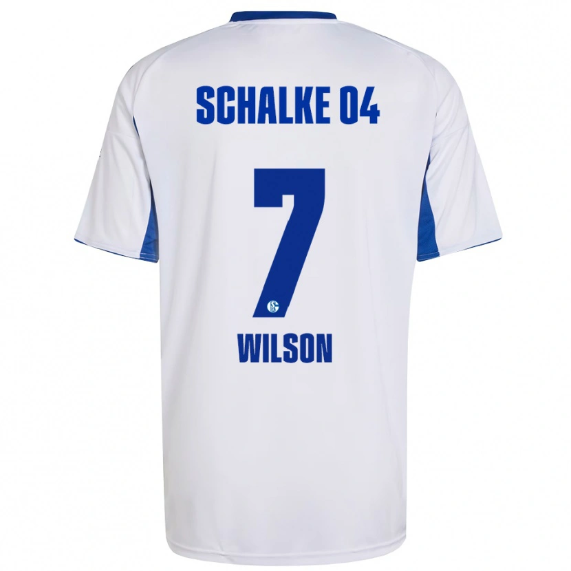 Danxen Herren Clinton Wilson #7 Weiß Blau Auswärtstrikot Trikot 2025/26 T-Shirt Schweiz