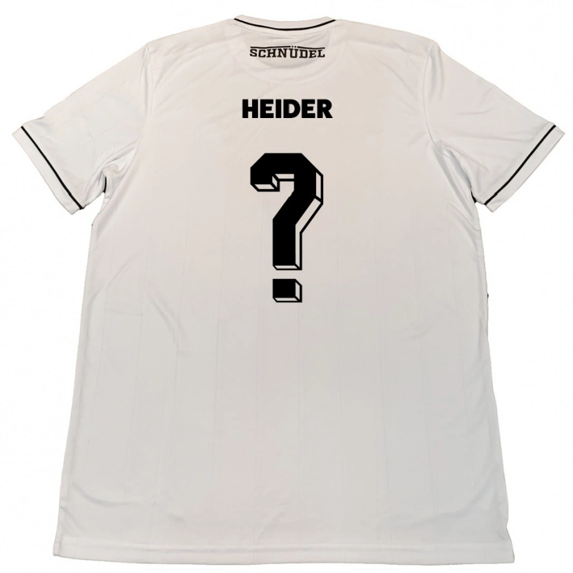 Danxen Herren Antonia Heider #0 Weiß Schwarz Auswärtstrikot Trikot 2025/26 T-Shirt Schweiz