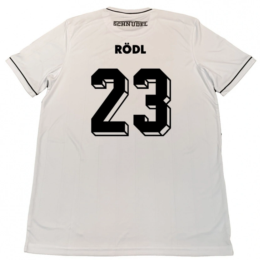 Danxen Herren Valentin Rödl #23 Weiß Schwarz Auswärtstrikot Trikot 2025/26 T-Shirt Schweiz