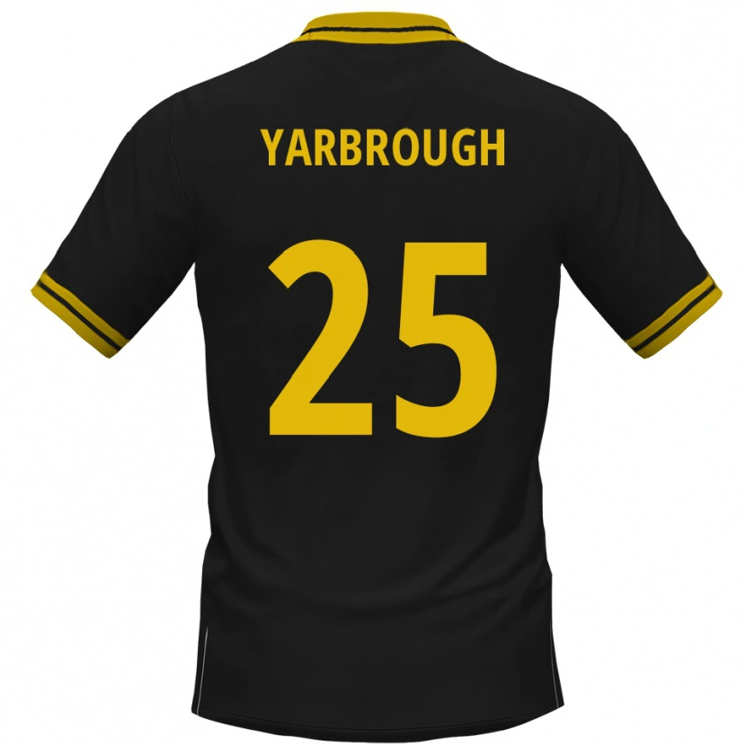Danxen Herren Lamar Yarbrough #25 Schwarz Gelb Auswärtstrikot Trikot 2025/26 T-Shirt Schweiz