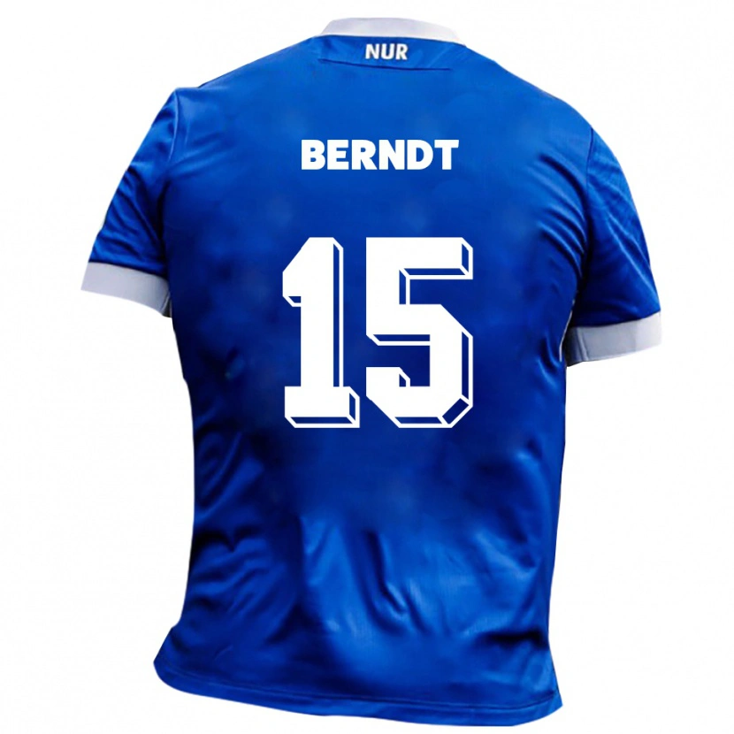 Danxen Herren Karl Berndt #15 Blau Weiß Auswärtstrikot Trikot 2025/26 T-Shirt Schweiz