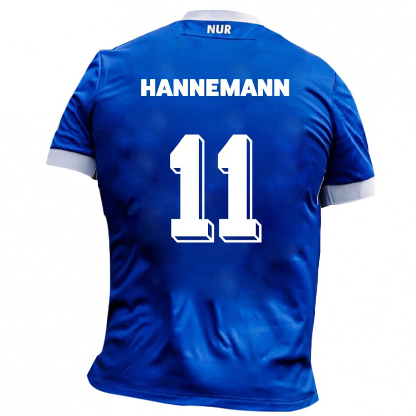 Danxen Herren Moritz Hannemann #11 Blau Weiß Auswärtstrikot Trikot 2025/26 T-Shirt Schweiz