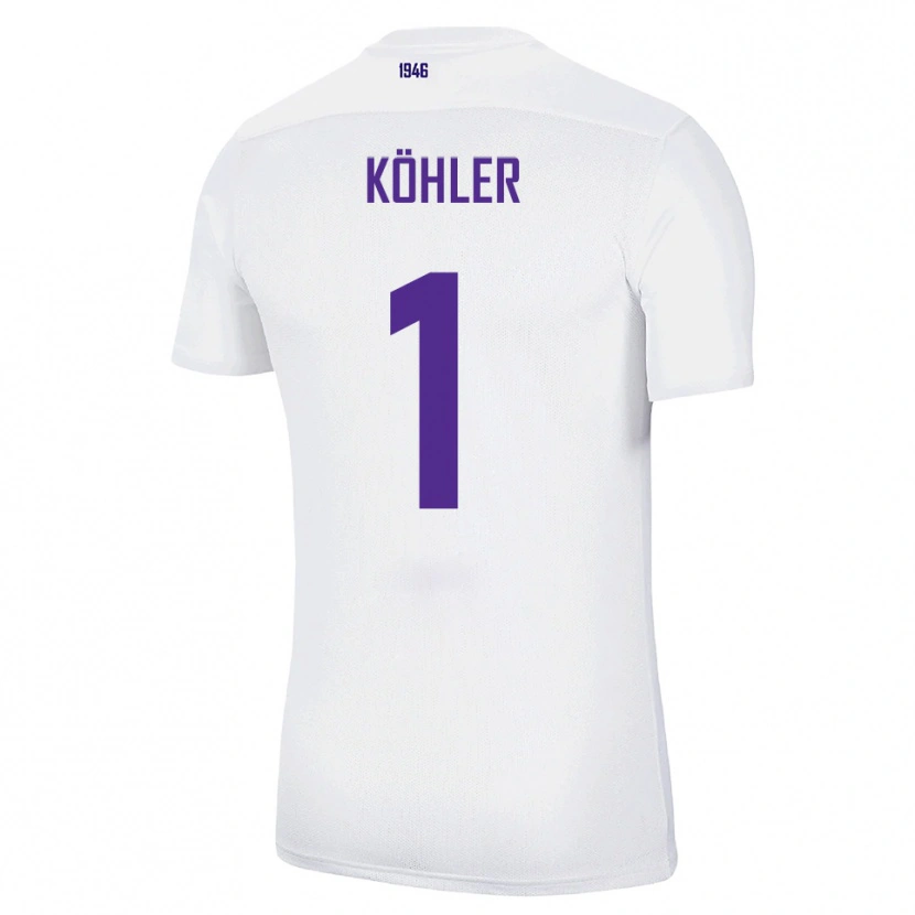 Danxen Herren Lucas Köhler #1 Weiß Grün Auswärtstrikot Trikot 2025/26 T-Shirt Schweiz
