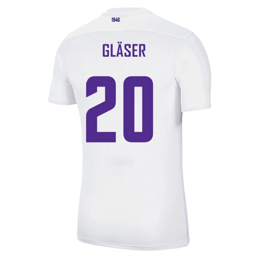 Danxen Herren Philipp Gläser #20 Weiß Grün Auswärtstrikot Trikot 2025/26 T-Shirt Schweiz