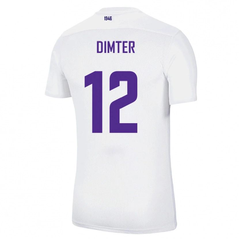 Danxen Herren Noel Dimter #12 Weiß Grün Auswärtstrikot Trikot 2025/26 T-Shirt Schweiz