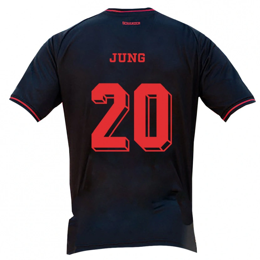 Danxen Herren Leopold Jung #20 Schwarz Rot Weiß Auswärtstrikot Trikot 2025/26 T-Shirt Schweiz