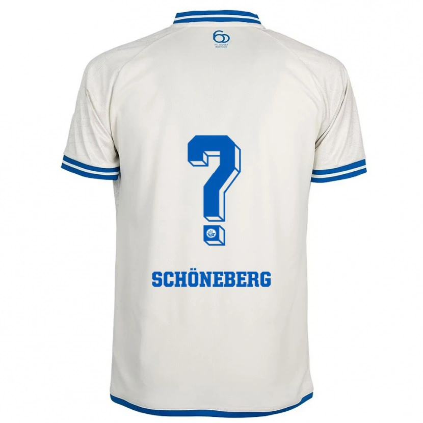 Danxen Herren Tom Schöneberg #0 Weiß Blau Auswärtstrikot Trikot 2025/26 T-Shirt Schweiz