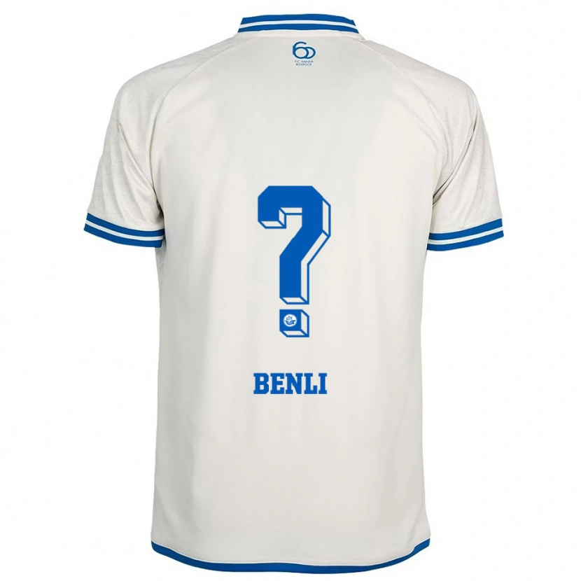Danxen Herren Levent Benli #0 Weiß Blau Auswärtstrikot Trikot 2025/26 T-Shirt Schweiz