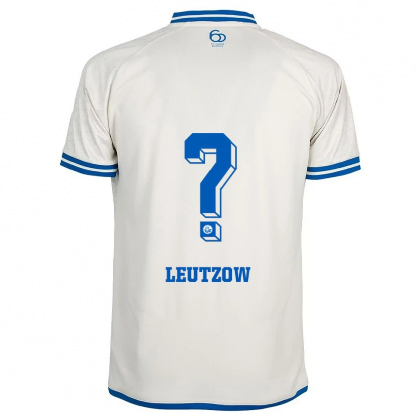 Danxen Herren Michel Leutzow #0 Weiß Blau Auswärtstrikot Trikot 2025/26 T-Shirt Schweiz