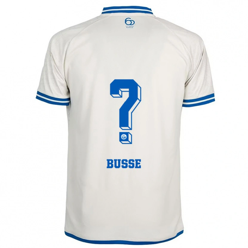 Danxen Herren Matti Busse #0 Weiß Blau Auswärtstrikot Trikot 2025/26 T-Shirt Schweiz