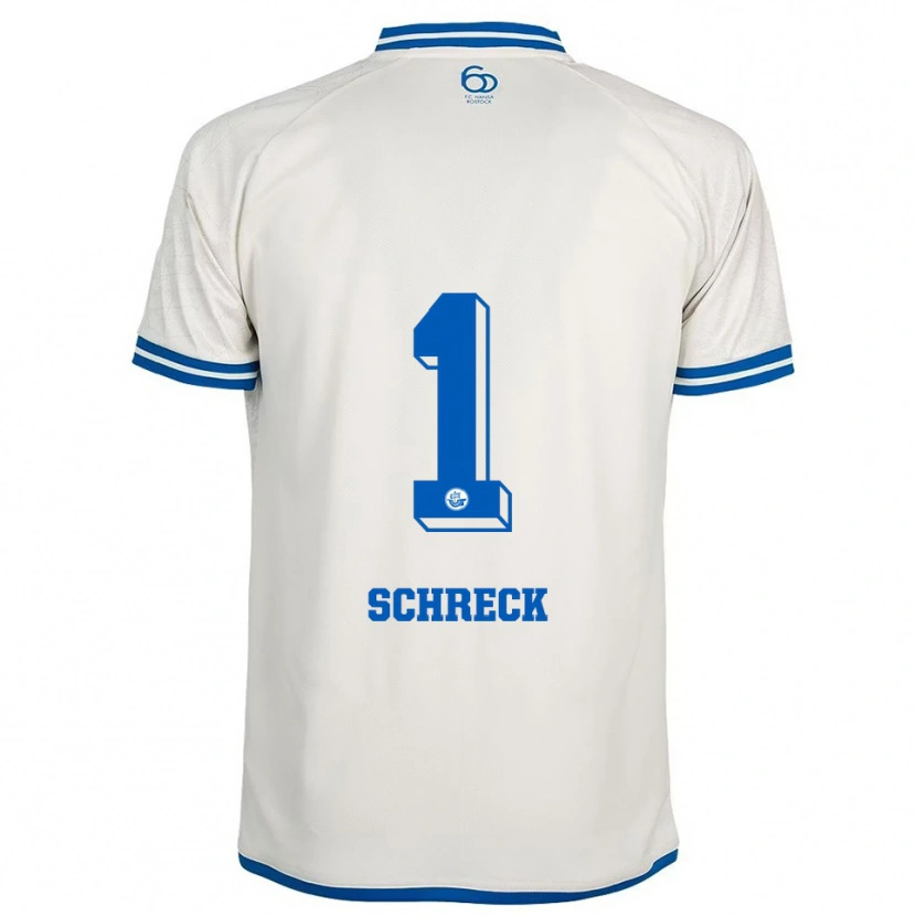 Danxen Herren Til Schreck #1 Weiß Blau Auswärtstrikot Trikot 2025/26 T-Shirt Schweiz