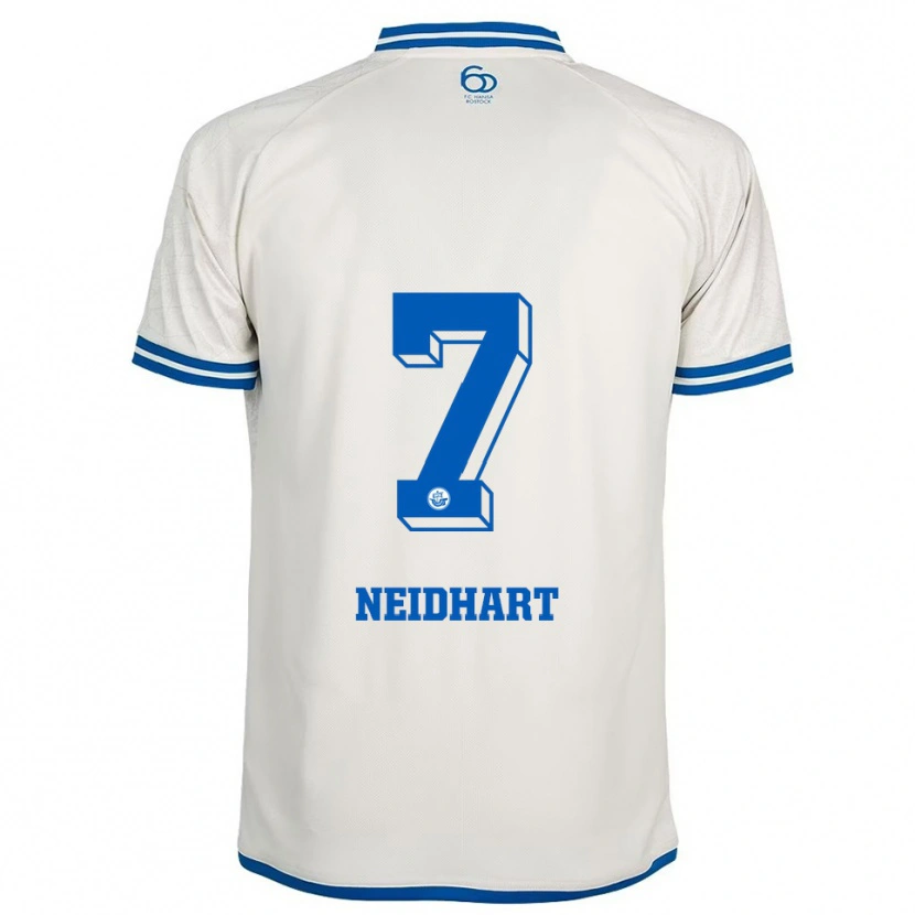 Danxen Herren Nico Neidhart #7 Weiß Blau Auswärtstrikot Trikot 2025/26 T-Shirt Schweiz