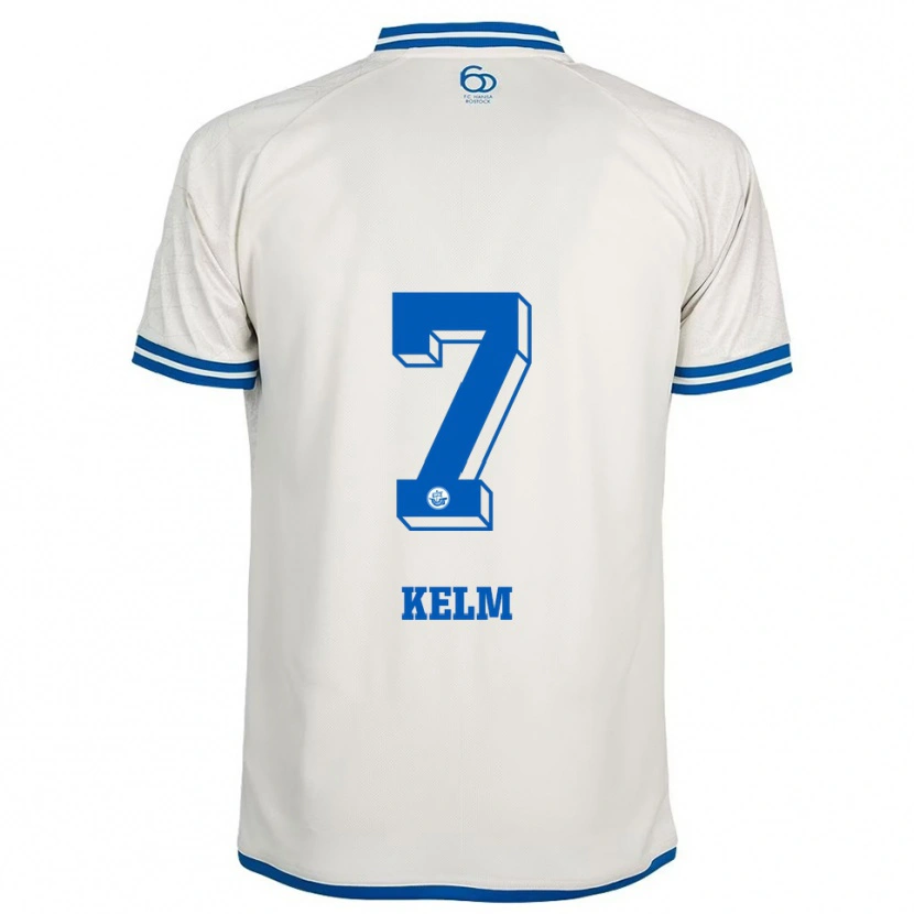 Danxen Herren Mattes Kelm #7 Weiß Blau Auswärtstrikot Trikot 2025/26 T-Shirt Schweiz