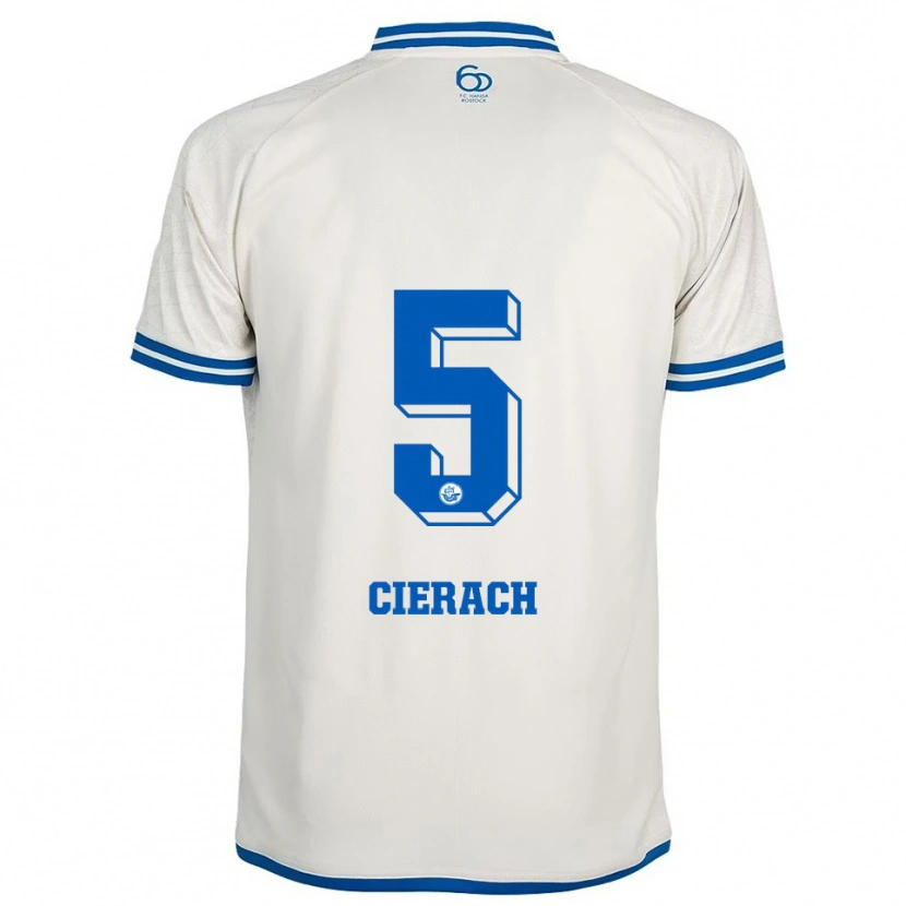 Danxen Herren Jakub Cierach #5 Weiß Blau Auswärtstrikot Trikot 2025/26 T-Shirt Schweiz