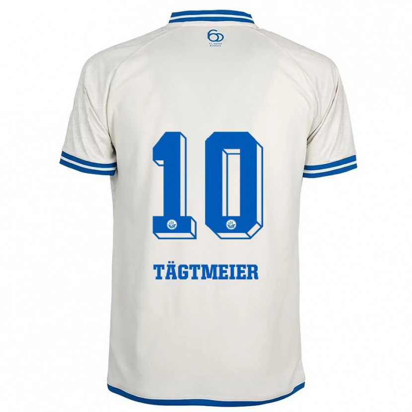 Danxen Herren Sarah Tägtmeier #10 Weiß Blau Auswärtstrikot Trikot 2025/26 T-Shirt Schweiz
