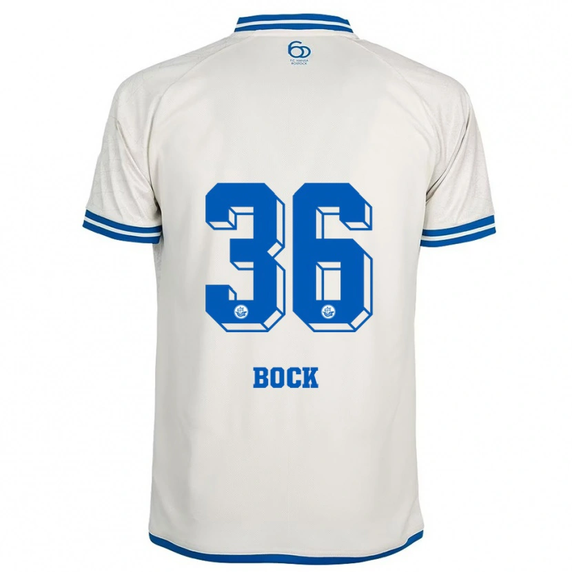Danxen Herren Fiete Bock #36 Weiß Blau Auswärtstrikot Trikot 2025/26 T-Shirt Schweiz