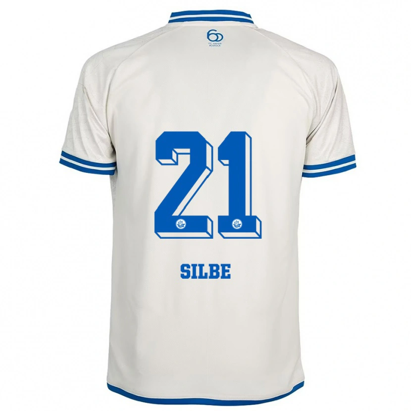 Danxen Herren Johanna Silbe #21 Weiß Blau Auswärtstrikot Trikot 2025/26 T-Shirt Schweiz