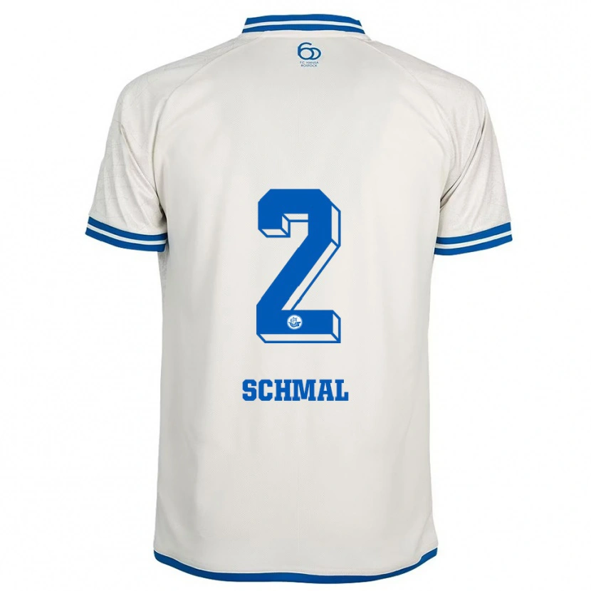 Danxen Herren Tim Schmal #2 Weiß Blau Auswärtstrikot Trikot 2025/26 T-Shirt Schweiz