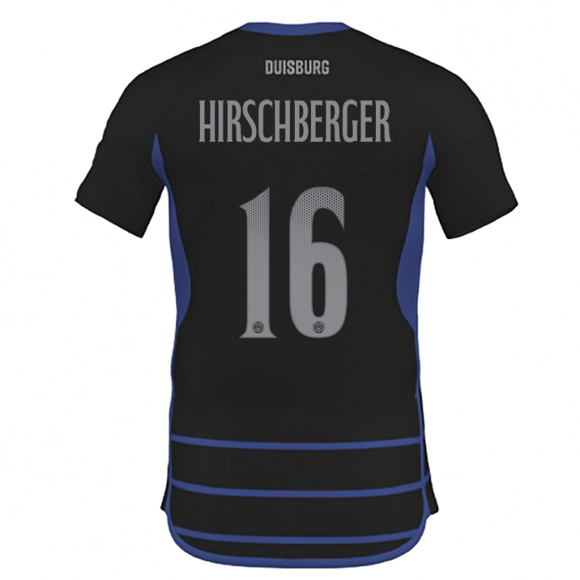 Danxen Herren Isabell Hirschberger #16 Schwarz Blau Auswärtstrikot Trikot 2025/26 T-Shirt Schweiz