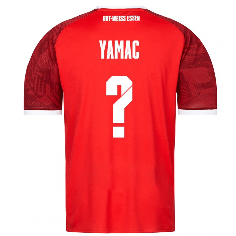 Danxen Herren Ensar Yamac #0 Rot Burgunder Weiß Auswärtstrikot Trikot 2025/26 T-Shirt Schweiz
