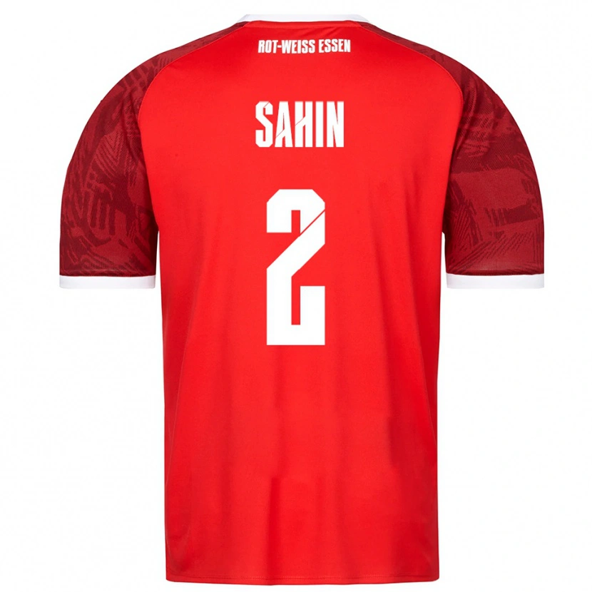 Danxen Herren Can Sahin #2 Rot Burgunder Weiß Auswärtstrikot Trikot 2025/26 T-Shirt Schweiz
