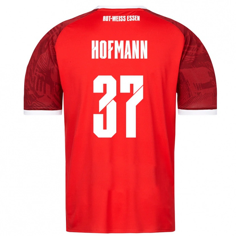 Danxen Herren Jannik Hofmann #37 Rot Burgunder Weiß Auswärtstrikot Trikot 2025/26 T-Shirt Schweiz