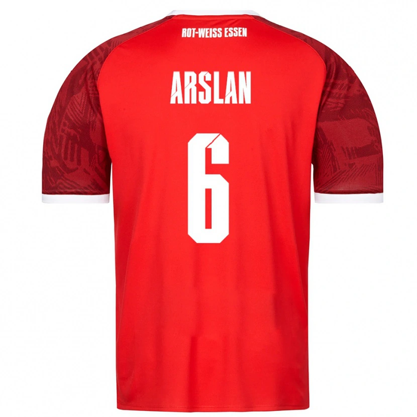Danxen Herren Ahmet Arslan #6 Rot Burgunder Weiß Auswärtstrikot Trikot 2025/26 T-Shirt Schweiz
