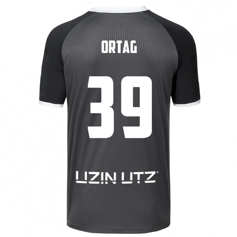 Danxen Herren Christian Ortag #39 Grau Weiß Auswärtstrikot Trikot 2025/26 T-Shirt Schweiz