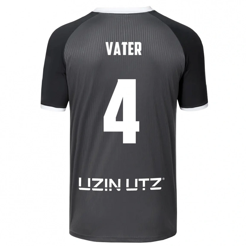 Danxen Herren Felix Vater #4 Grau Weiß Auswärtstrikot Trikot 2025/26 T-Shirt Schweiz